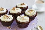 American Choc Cupcakes With Salted Almond Icing Recipe Dessert