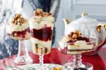 Hazelnut Berry And Ricotta Cream Trifles Recipe recipe