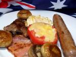 Australian Aussie Bushmans Brekkie  Breakfast for Two Appetizer