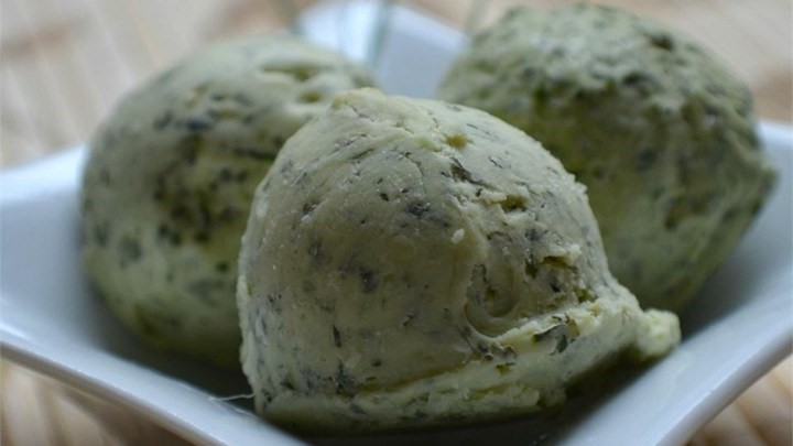 French Simple Basil Butter Recipe Appetizer