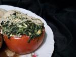 Tomatoes Stuffed With Spinach and Cheeses recipe