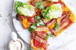 French Bacon And Tomato Tarte Tatin With Cos Salad Recipe Appetizer