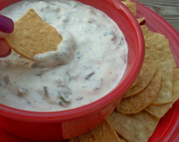 Australian Lindas Veggie Dip Appetizer