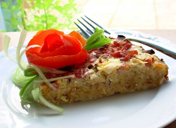 Australian Ranch Egg Pie quichestyle Dinner