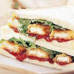 French Sandwich of Fish and Cheese Appetizer