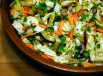 Chinese Carlas Chinese Cabbage  Parsley Salad Appetizer