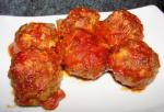 American Motherinlaws Barbecued Meatballs Dinner