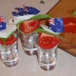 Australian Mini Caprese Salad Appetizer