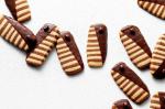 Chocolate And Vanilla Zebra Biscuits Recipe recipe