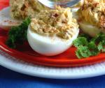 American Deviled Eggs  Bacon and Cheese With a Kick Appetizer