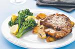 American Pork Chops With Baked Apples Recipe Dinner