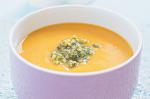 American Sweet Potato Soup With Asianstyle Pesto Recipe Appetizer