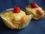 American Fresh Fruit Medley with Mango and Honey Yoghurt Dessert