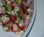 Peru Peruvian Sarsa Salad Appetizer