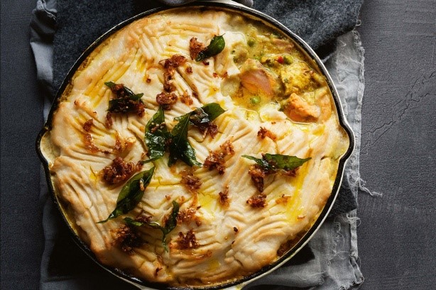 Indian Indian Fish Pie With Cauliflower Topping Recipe Dessert