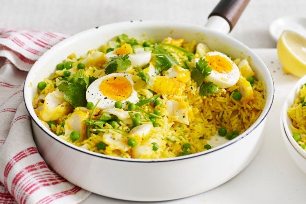 Indian Smoked Cod Kedgeree Recipe Appetizer