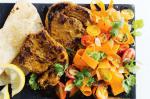 Indian Scorched Tikka Chops With Tomato And Carrot Salad Recipe Appetizer