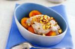 American Apricots In Rosewater Syrup With Cinnamon Ricotta Recipe Dessert