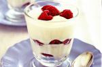 American Raspberry and White Chocolate Mousse Recipe Dessert