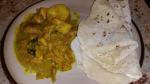 Fiji Chicken Curry and Roti Appetizer