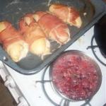 Canadian Prosciutto Wrapped Chicken Breasts with Orangecranberry Jus Recipe Appetizer