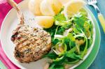 American Fennel And Thyme Pork With Asparagus And Rocket Salad Recipe Dinner