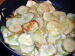 American Fried Cucumbers With Leeks Appetizer