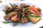 Canadian Chargrilled Octopus And Haloumi Salad Recipe Appetizer
