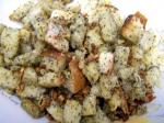 American Garlic Herb Cheese Croutons Appetizer