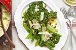 British Baby Broccoli With Lemon Parmesan And Pine Nuts Recipe Appetizer