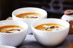 British Pumpkin Soup With Caramelised Onion Recipe Appetizer