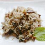 Italian Brown Rice with Baklazanem and Nuts Appetizer