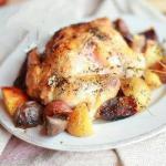 Italian Chicken Baked with Potatoes Dinner