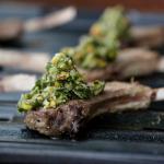 British Lamb Chops With Mintpistachio Pesto Appetizer