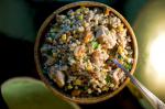 American Coconut Barley Pilaf With Corn Chicken and Cashews Recipe Appetizer