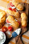 American Tomato Eclairs With Creamy Ricotta and Basil Filling Recipe Appetizer