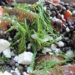 American Barley Salad with Tomatoes Feta and Dill Appetizer