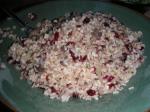 British Mushroom and Cranberry Rice Appetizer