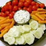 Canadian Chives Quark with Vegetables Appetizer