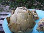British Artichokes Steamed in the Microwave Dinner