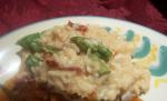 American Risotto With Asparagus and Sundried Tomatoes Appetizer