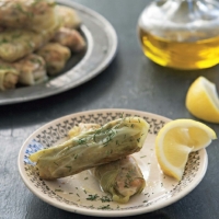 Turkish Cabbage Shrimp And Rice Dolmas Dinner