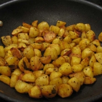 Pakistani Sauteed Potatoes Dinner