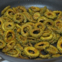 Pakistani Seasoned Bitter Melon Karela Sabji Appetizer