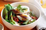 Thai Soninlaw Eggs With Sticky Rice Recipe Appetizer