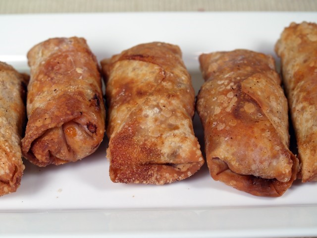 Italian Sausage And Pepperoni Pizza Egg Rolls Appetizer