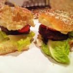 Italian Beef Burgers with Mushrooms Appetizer