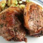 British Herb Roasted Lamb Chops BBQ Grill