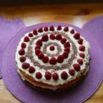 Norwegian Cake Raspberry Dessert