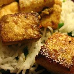 British Baked Tofu Szechuan Style Appetizer